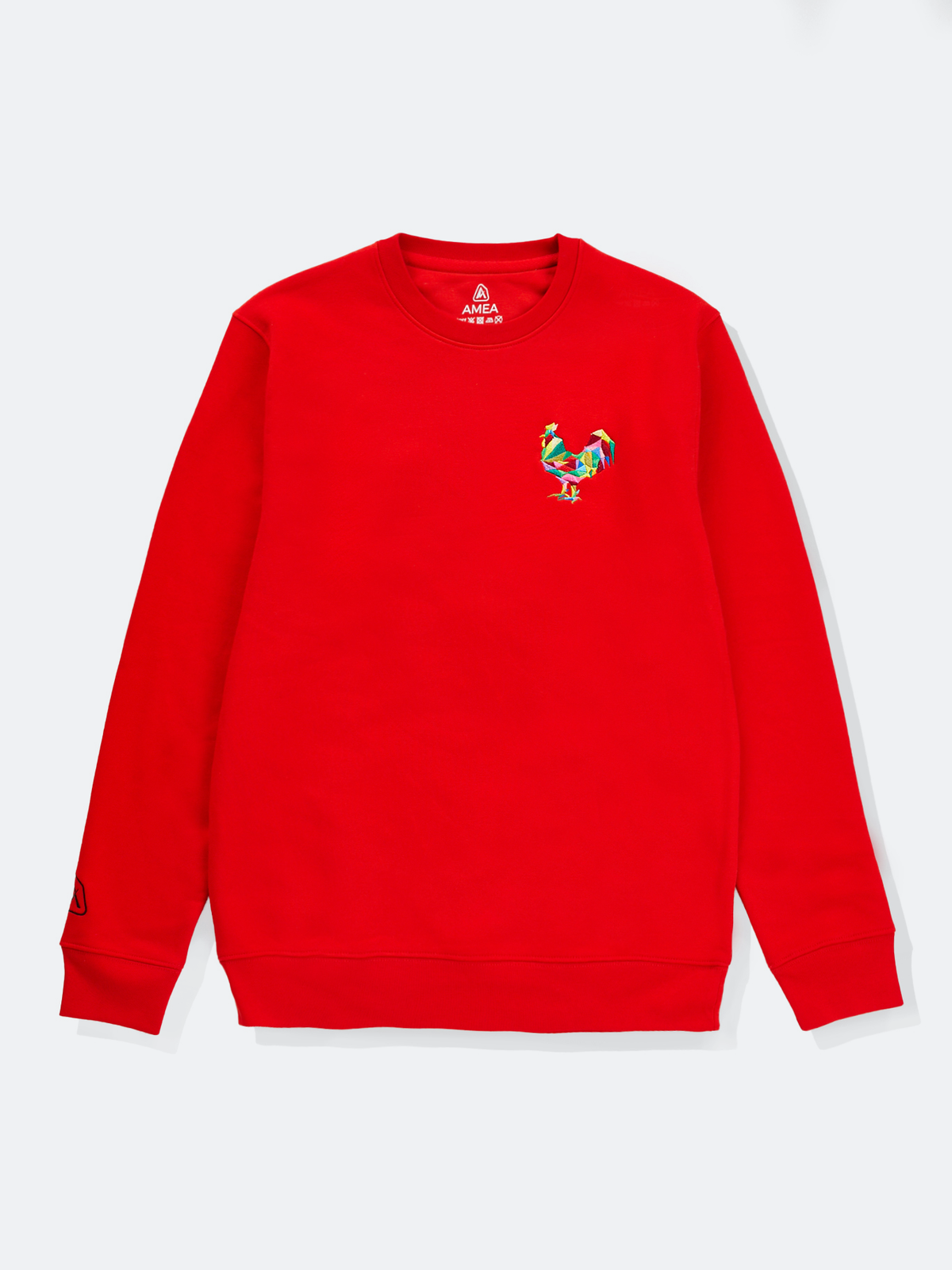 Rooster Embroidered Lunar Chinese Zodiac Jumper