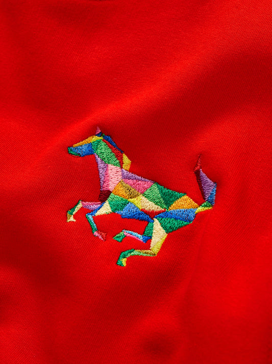 AMEA - Horse - jumper - Red - Lunar Chinese Zodiac